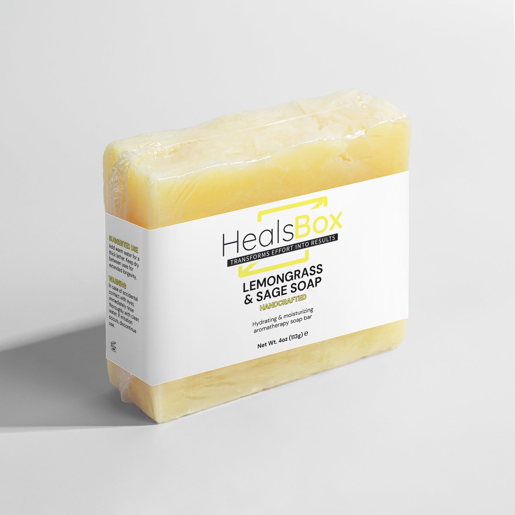 Lemongrass & Sage Soap - HealsBox