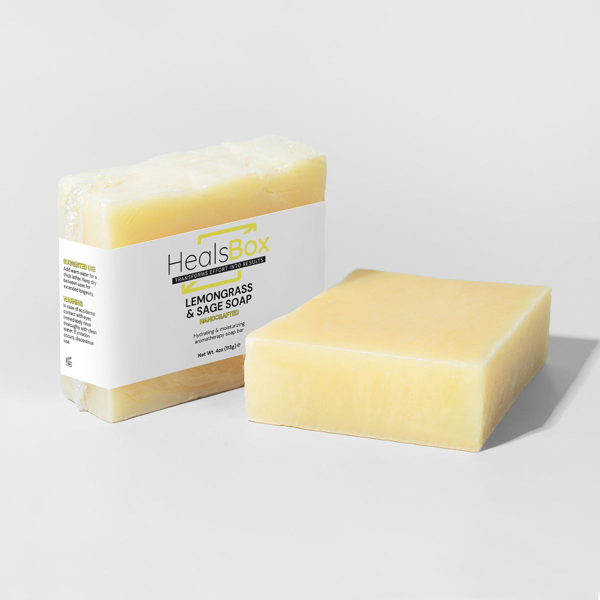 Lemongrass & Sage Soap - HealsBox